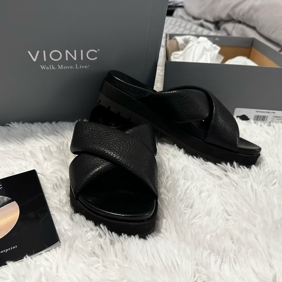 Vionic Vesta platform sandals sz 9.5 Sold out online excellent used condition - Picture 4 of 11